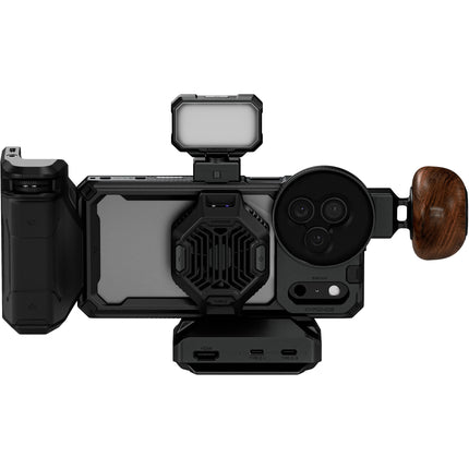 Tilta Khronos iPhone 17 Pro Max Kit Completo con Filtro Polarizador 58mm y Luz LED