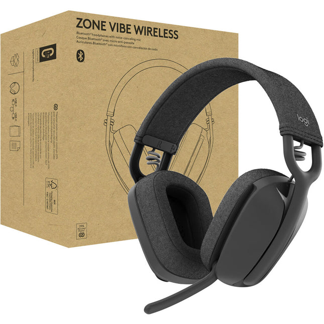 Logitech Zone Vibe Auriculares Inalámbricos Bluetooth 40mm 20 Horas Batería