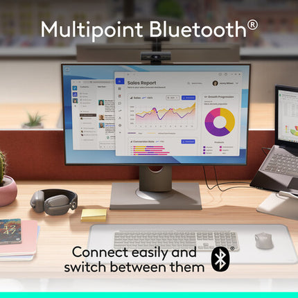Logitech Zone Vibe Auriculares Inalámbricos Bluetooth 40mm 20 Horas Batería