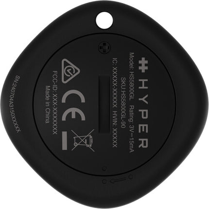 HYPER HyperShield Localizador Bluetooth Universal Clip Con Alarma 50ft