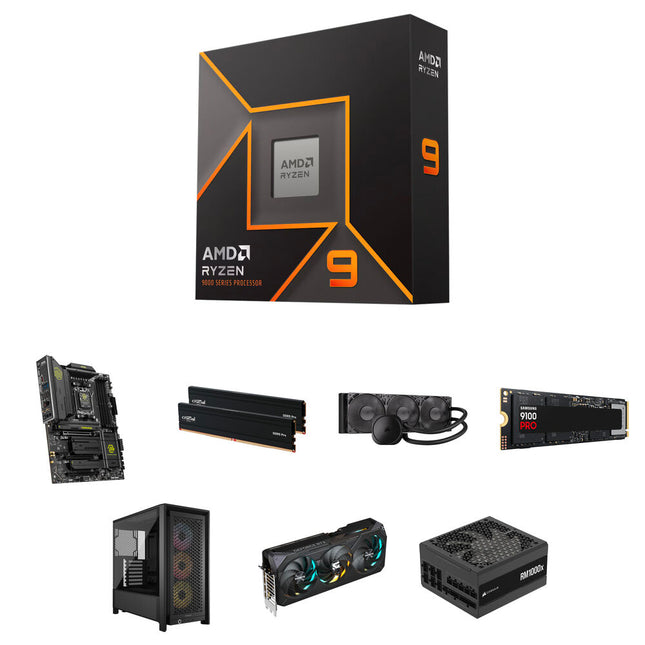 AMD Ryzen 9 9900X PC Sobremesa con 64GB DDR5 5600MHz y SSD 2TB