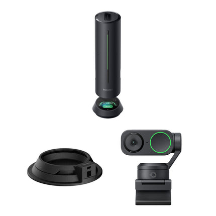 Insta360 Link 2 Webcam 4K 30fps Sensor 1/2" Kit Conferencias