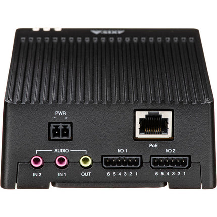 Axis Communications D3110 Mk II Hub de conectividad para video en red con dos entradas de audio y una salida