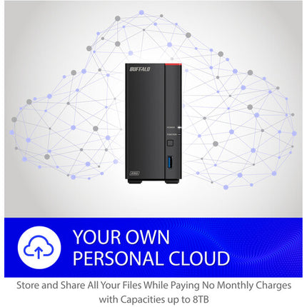 Buffalo LinkStation 710 NAS 2TB Unidad 3.5 SATA III 1.3 GHz CPU 2GB RAM