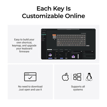 Keychron K2 HE Teclado Inalámbrico Bluetooth 5.2 RGB Hot-Swappable