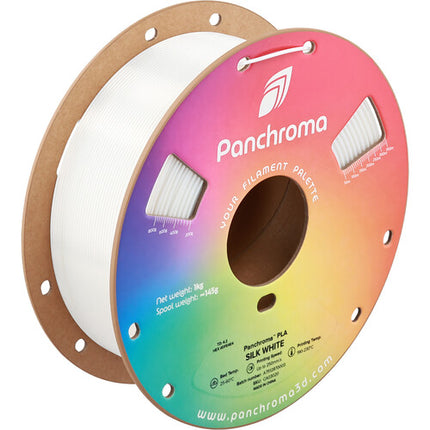 Polymaker Panchroma Silk Filamento PLA 1kg Diámetro 1.75mm Blanco Seda