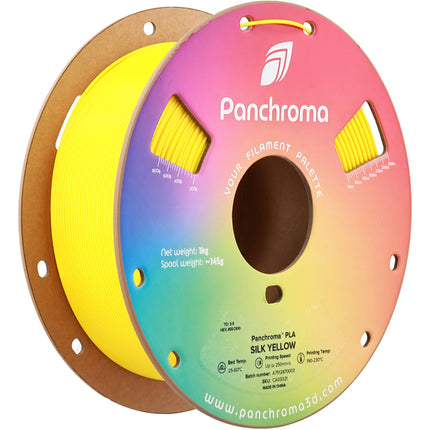 Polymaker Panchroma Silk PLA Filamento 1kg Diámetro 1.75mm Amarillo Seda