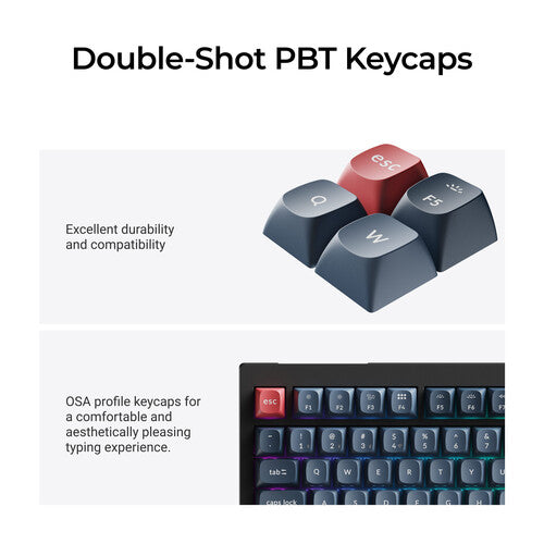 Keychron V1 Max Teclado Mecánico Inalámbrico Bluetooth 5.1 1000 Hz