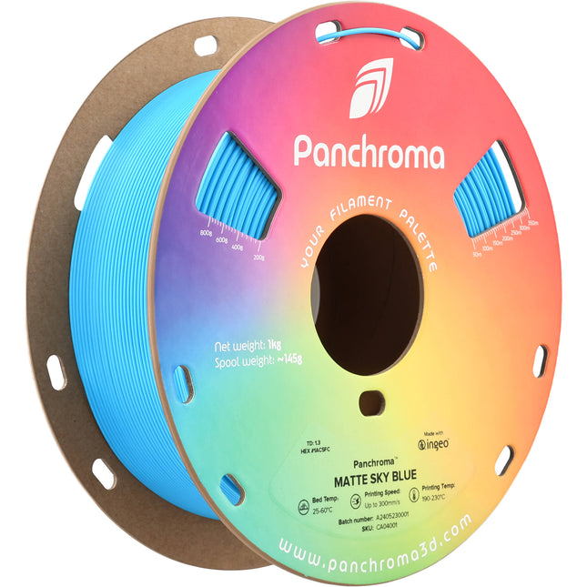Polymaker Panchroma PLA Mate Filamento 1kg 1.75mm Azul Cielo