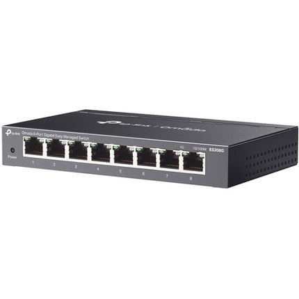 TP-Link Omada ES208G Switch de Red Gestionado 8 Puertos Gigabit 16 Gb/s 11.9 Mpps
