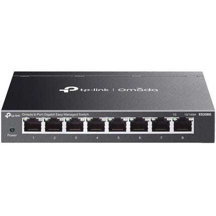 TP-Link Omada ES208G Switch de Red Gestionado 8 Puertos Gigabit 16 Gb/s 11.9 Mpps