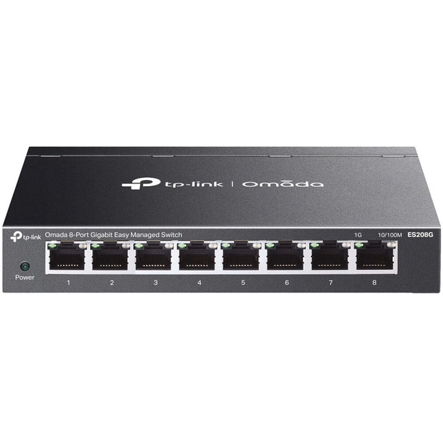 TP-Link Omada ES208G Switch de Red Gestionado 8 Puertos Gigabit 16 Gb/s 11.9 Mpps