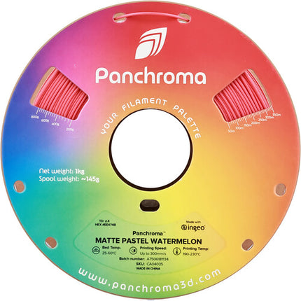 Polymaker Panchroma Filamento PLA Mate 1kg Diámetro 1.75mm Pastel Sandía