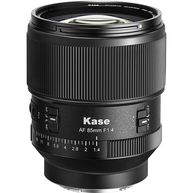 Kase 85mm f1.4 AF Lente para Sony E Apertura rápida 13 elementos 27.6 cm distancia mínima