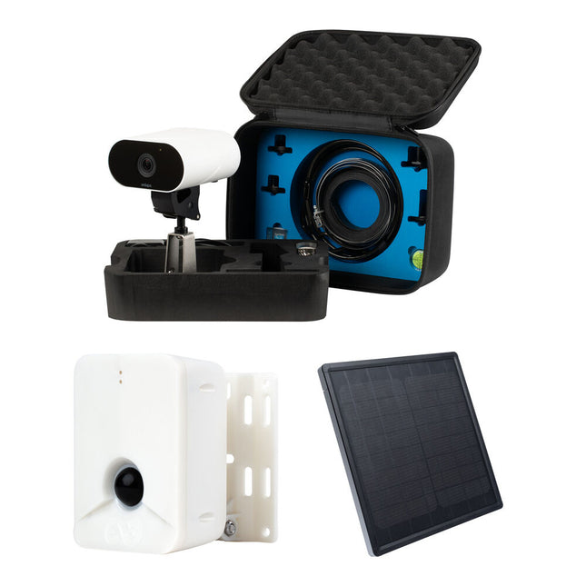 enlaps Tikee Mini+ Cámara 4K Kit con Detector Movimiento y Panel Solar