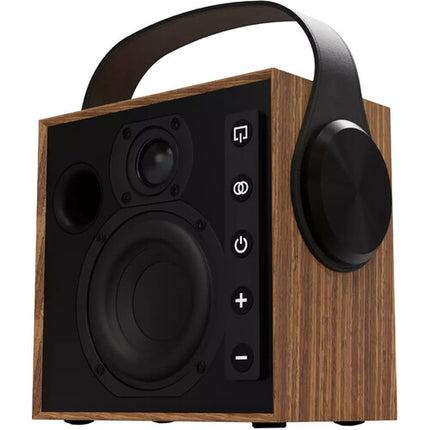 Morel Biggie Altavoz Bluetooth Portátil Madera Roble 20 Horas Reproducción