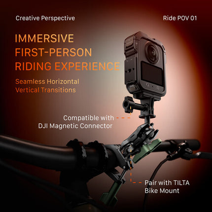 Tilta Kit Montura Horizontal Jaula para Cámara DJI Osmo 360 con Protector de Lente y Correa