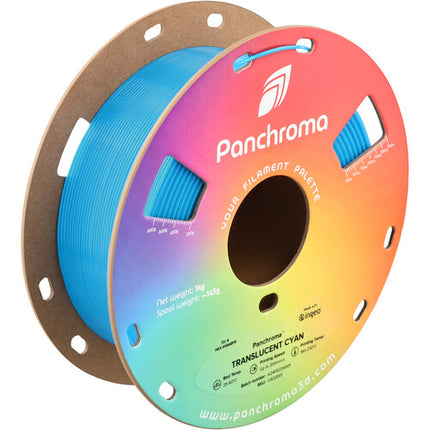 Polymaker Panchroma Filamento PLA Translúcido 1kg Azul Cian 1.75mm