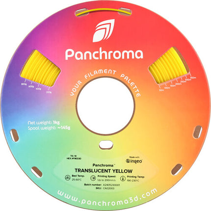 Polymaker Panchroma Filamento PLA Translúcido 1kg 1.75mm Amarillo