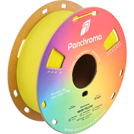 Polymaker Panchroma Neon Filamento PLA Amarillo 1kg 1.75mm Translucido