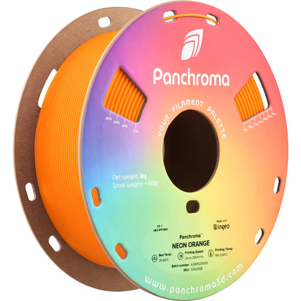 Polymaker Panchroma Neon Filamento PLA Naranja 1kg 1.75mm Diámetro