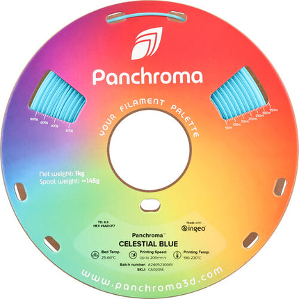 Polymaker Panchroma Celestial Filamento PLA Azul Celestial 1kg 1.75mm