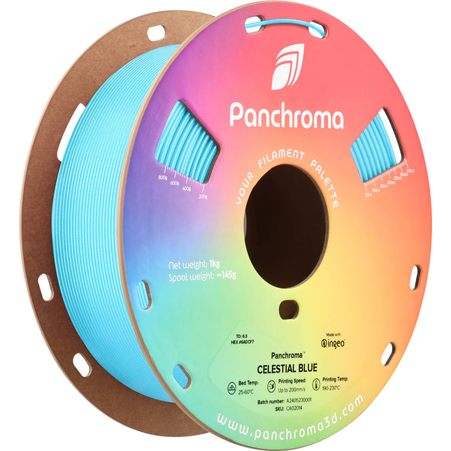 Polymaker Panchroma Celestial Filamento PLA Azul Celestial 1kg 1.75mm