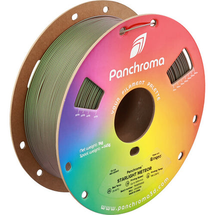 Polymaker Panchroma Starlight Filamento PLA 1kg 1.75mm Verde Meteor