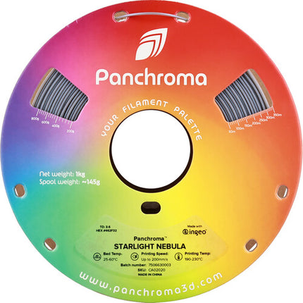 Polymaker Panchroma Starlight Filamento PLA 1kg 1.75mm Nebula Purple