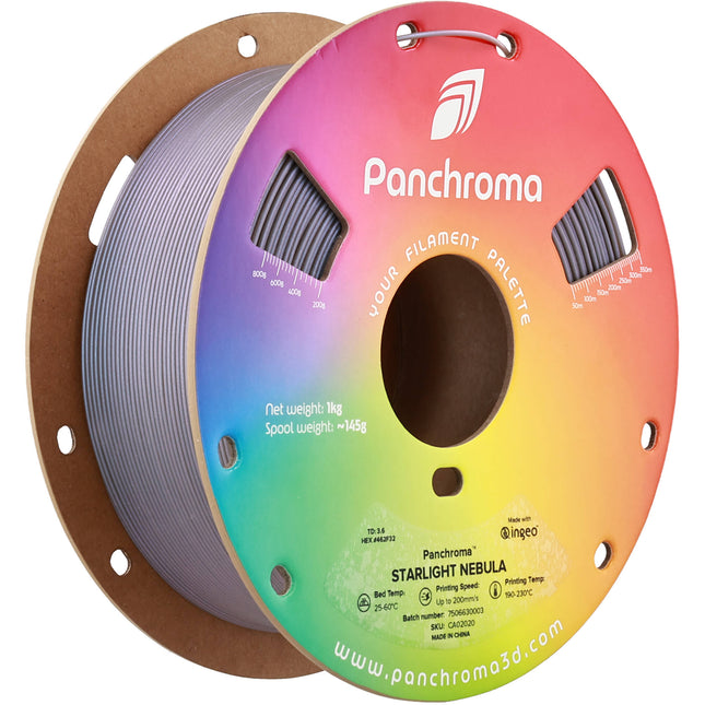 Polymaker Panchroma Starlight Filamento PLA 1kg 1.75mm Nebula Purple
