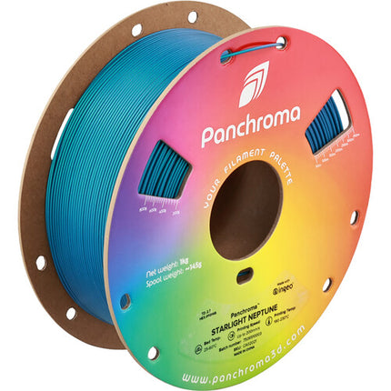Polymaker Panchroma Starlight PLA Filamento 1kg Azul diámetro 1.75mm temperatura 374-446°F
