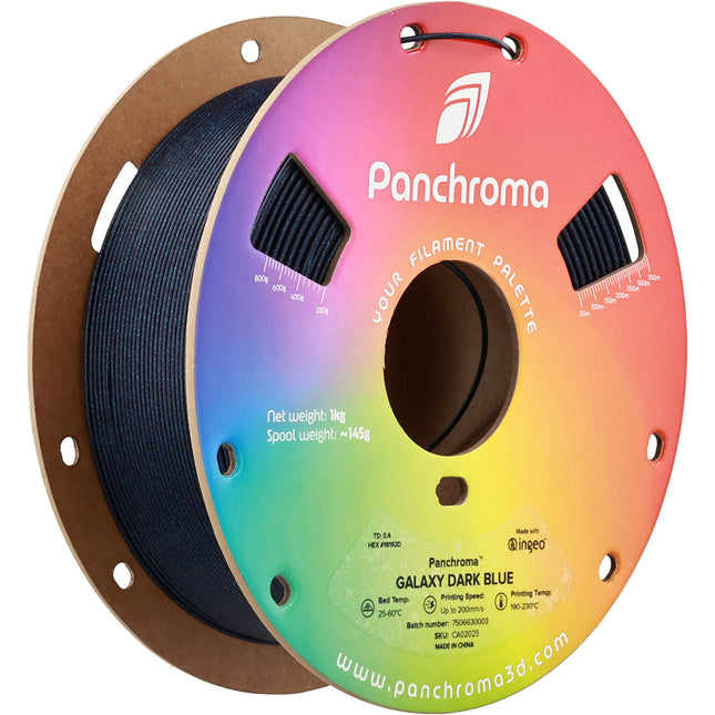 Polymaker Panchroma Galaxy Filamento PLA 1kg Azul Oscuro 1.75mm