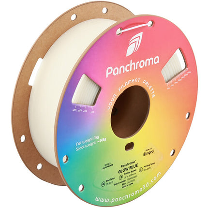 Polymaker Panchroma Glow Filamento PLA 1kg Diámetro 1.75mm Azul Luminoso
