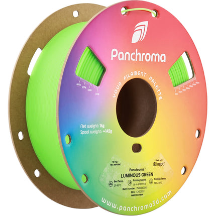 Polymaker Panchroma Luminous PLA Filamento 1kg 1.75mm Verde Luminoso
