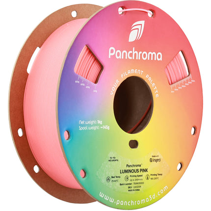 Polymaker Panchroma Luminous PLA Filamento Impresión 1kg 1.75mm Rosa Luminoso