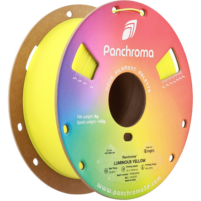 Polymaker Panchroma Filamento PLA Lúcido 1kg Amarillo Diámetro 1.75mm