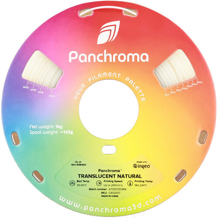 Polymaker Panchroma Filamento PLA Translúcido 1 kg 1.75mm Natural