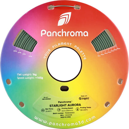 Polymaker Panchroma Starlight Filamento PLA 1kg 1.75mm Aurora