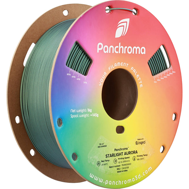 Polymaker Panchroma Starlight Filamento PLA 1kg 1.75mm Aurora
