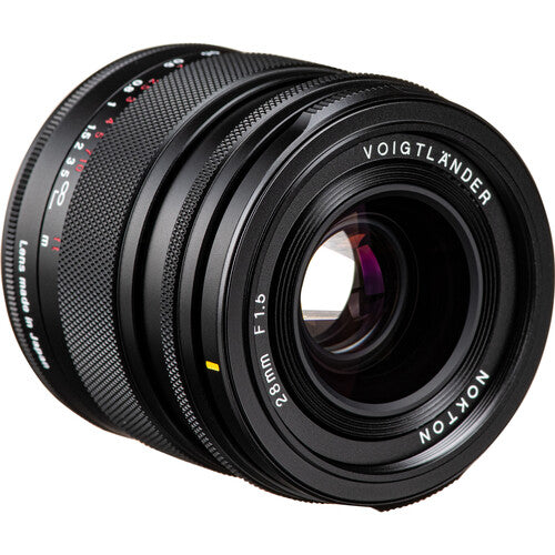 Voigtlander Nokton 28mm f1.5 objetivo gran angular compacto Sony E con parasol