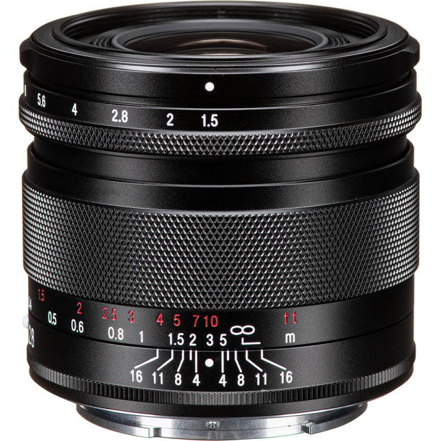 Voigtlander Nokton 28mm f1.5 objetivo gran angular compacto Sony E con parasol