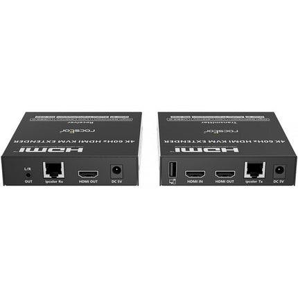 Rocstor TrueReach TR20 Extensor KVM HDMI 4K60 hasta 120 m con USB y RS-232