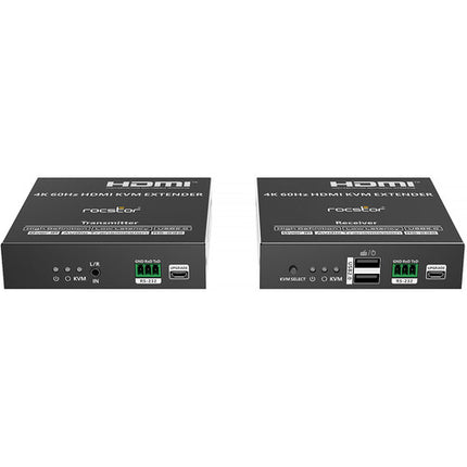 Rocstor TrueReach TR20 Extensor KVM HDMI 4K60 hasta 120 m con USB y RS-232