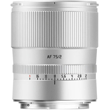 TTArtisan AF 75mm f2 Lente para Nikon Z Full-Frame Diafragma 9 hojas