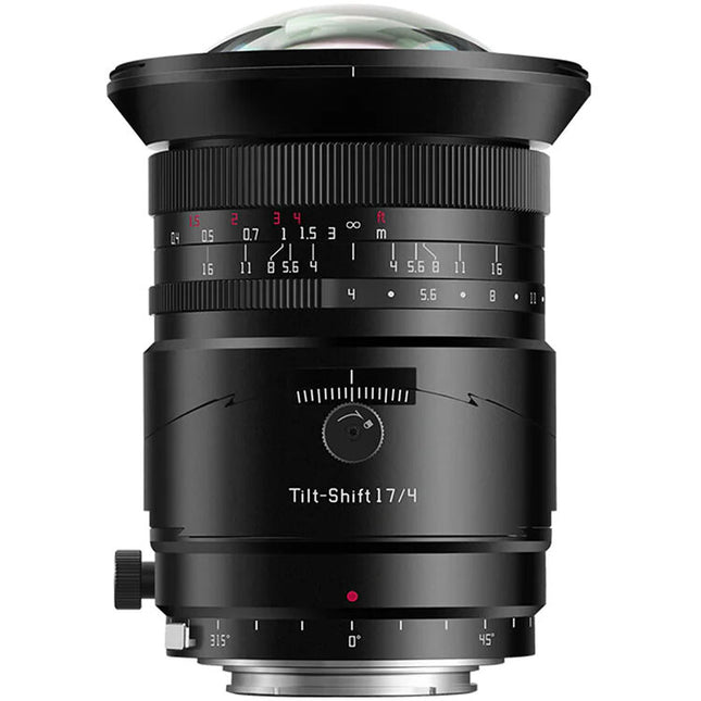 TTArtisan 17mm f4 Lente Tilt-Shift para Sony E F4 a F16 Construcción Metálica