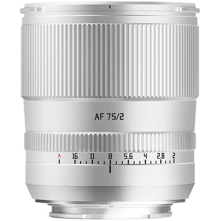 TTArtisan AF 75mm f2 Lente para Sony E Full Frame Diafragma 9 hojas