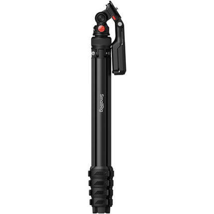 SmallRig 5473 Trípode de Aluminio Compacto 63" con Abrazadera para Teléfono y Bolsa de Almacenamiento