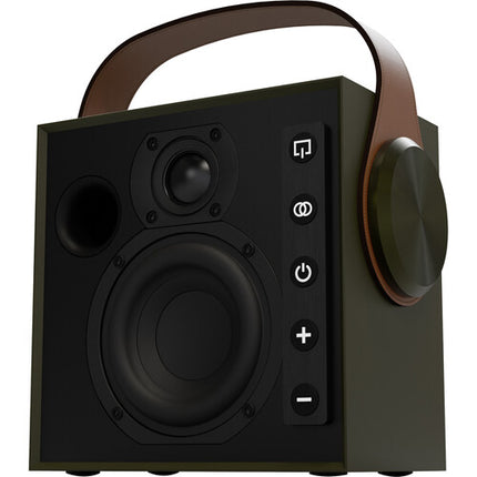 Morel Biggie Altavoz Bluetooth Portátil Verde Oliva 20 Horas Reproducción 164 Pies Alcance