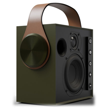 Morel Biggie Altavoz Bluetooth Portátil Verde Oliva 20 Horas Reproducción 164 Pies Alcance