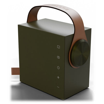 Morel Biggie Altavoz Bluetooth Portátil Verde Oliva 20 Horas Reproducción 164 Pies Alcance